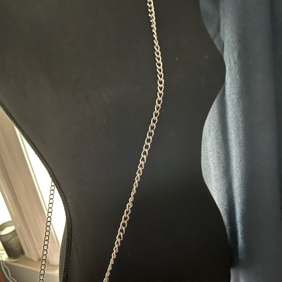 Most wanted black satiny looking material with spiders new tags great for - Picture 3 of 9